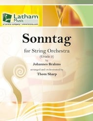 Sonntag Orchestra sheet music cover Thumbnail